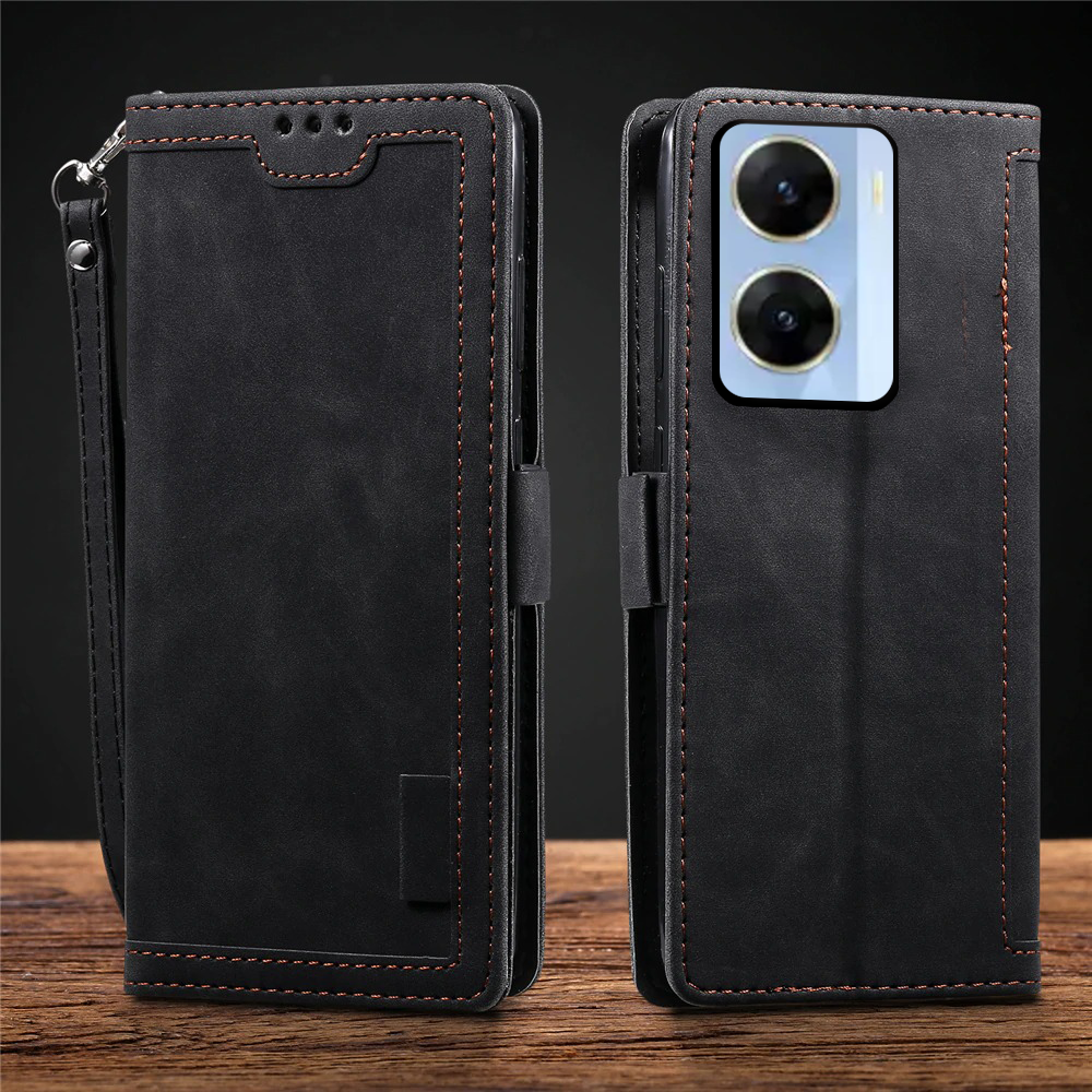 Vivo V29e 5G Premium PU Leather Wallet flip Cover Case By Excelsior