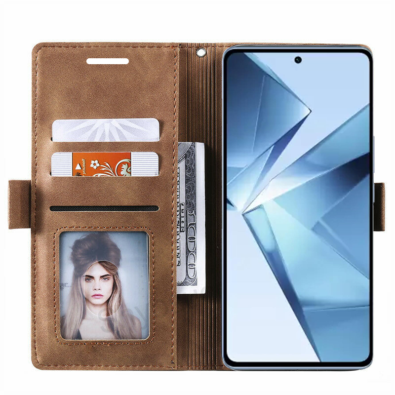 Vivo V29e 5G Premium PU Leather Wallet flip Cover Case By Excelsior