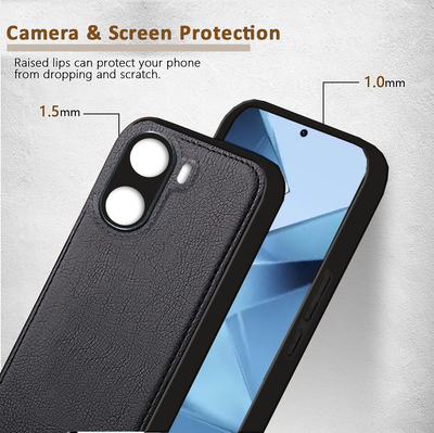 Vivo V29e 5G Premium PU Leather Back Cover Case By Excelsior