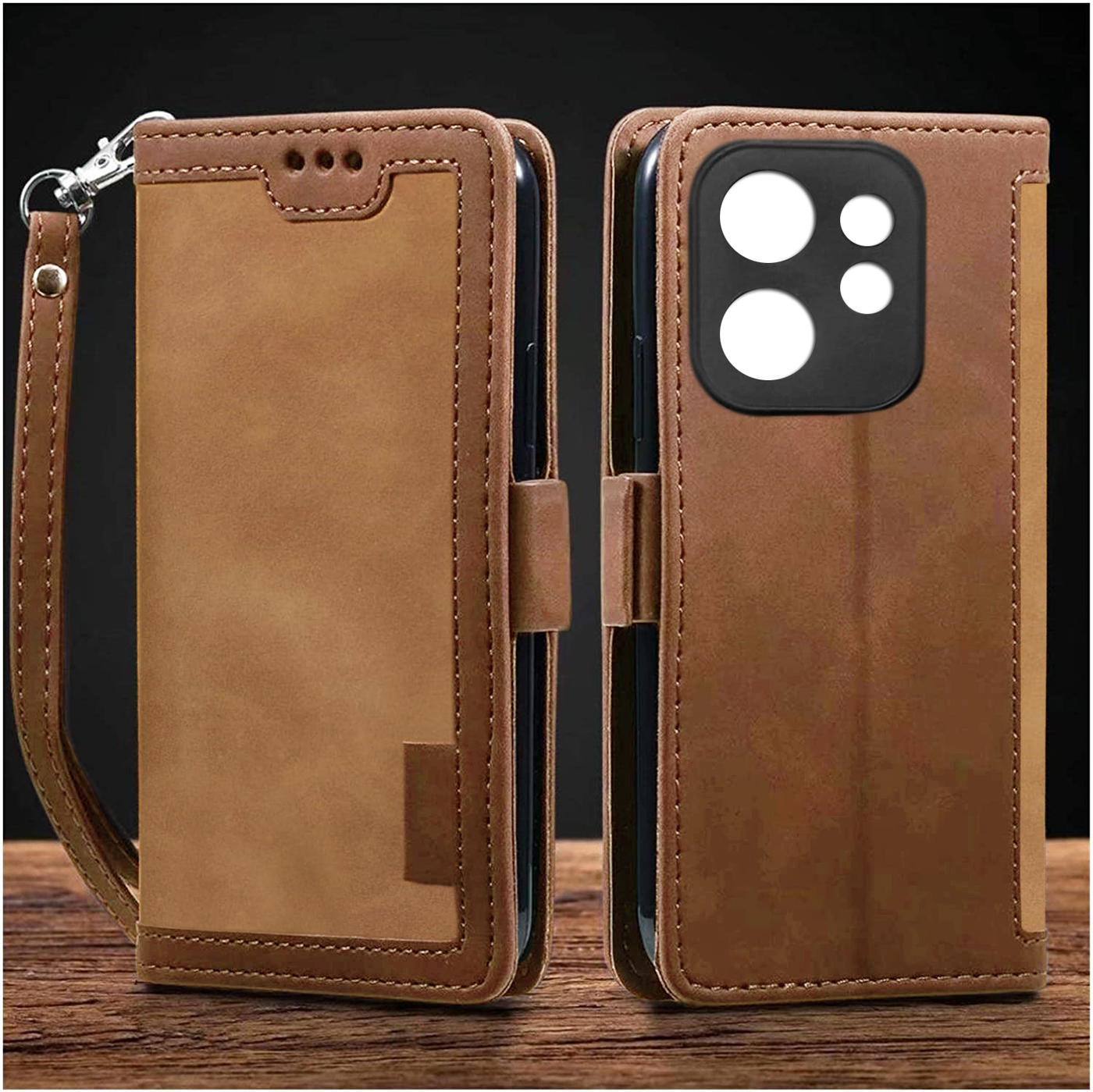 Vivo V60 | Vivo T4 Pro Premium PU Leather Wallet flip Cover Case By Excelsior