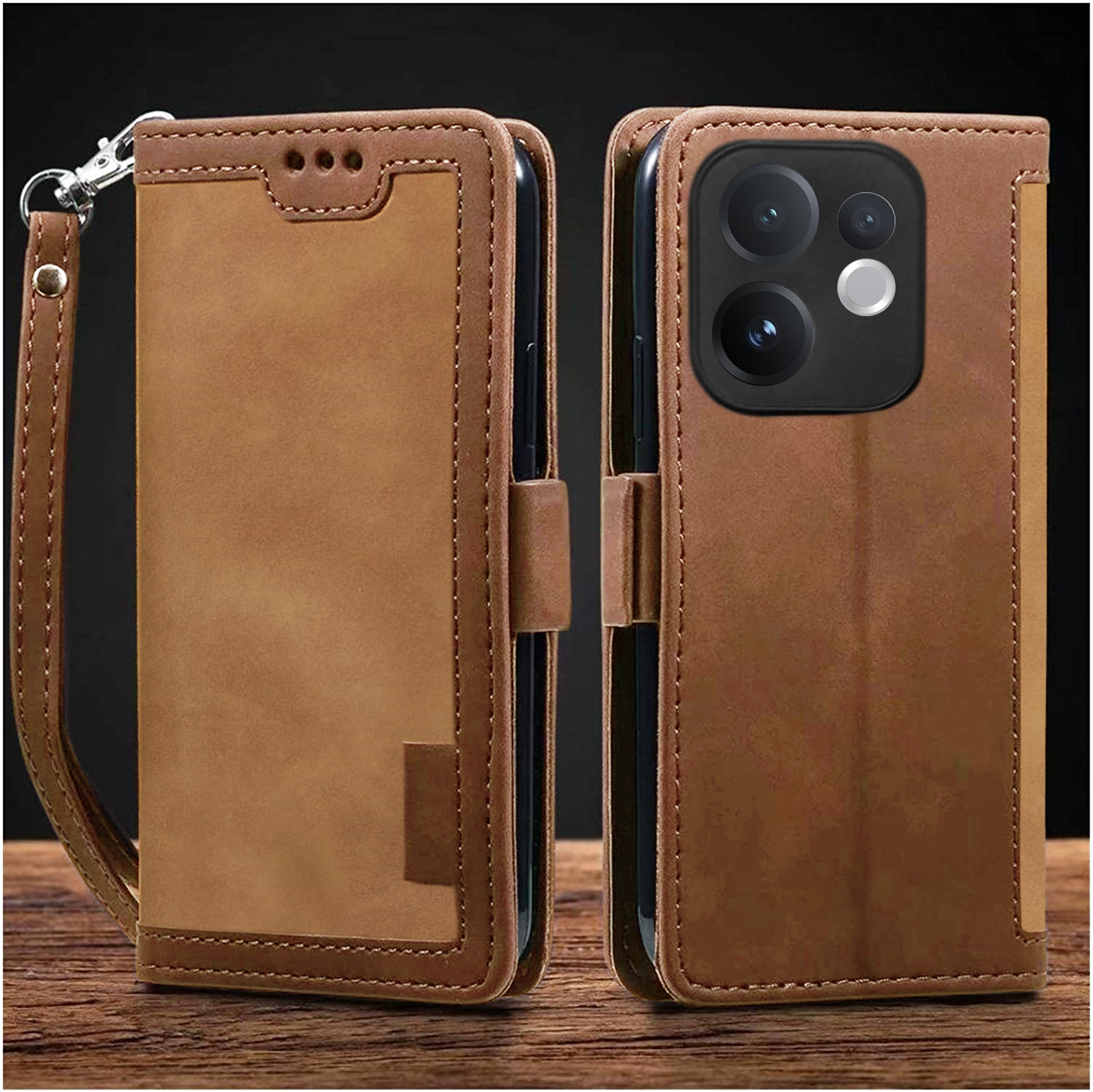 Vivo V60 | Vivo T4 Pro Premium PU Leather Wallet flip Cover Case By Excelsior