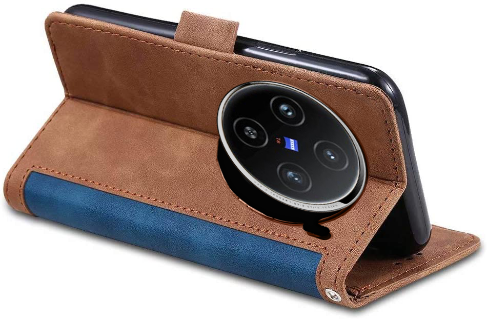 Vivo X100 5G Premium PU Leather Wallet flip Cover Case By Excelsior