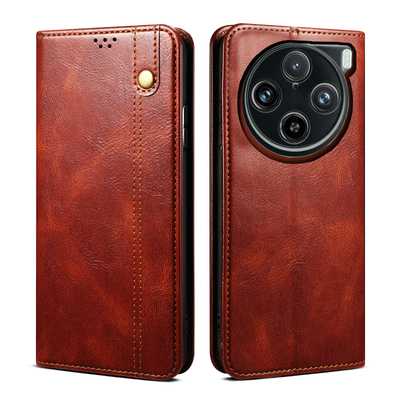 Vivo X100 Pro Premium Vintage PU Leather Wallet flip Cover Case By Excelsior