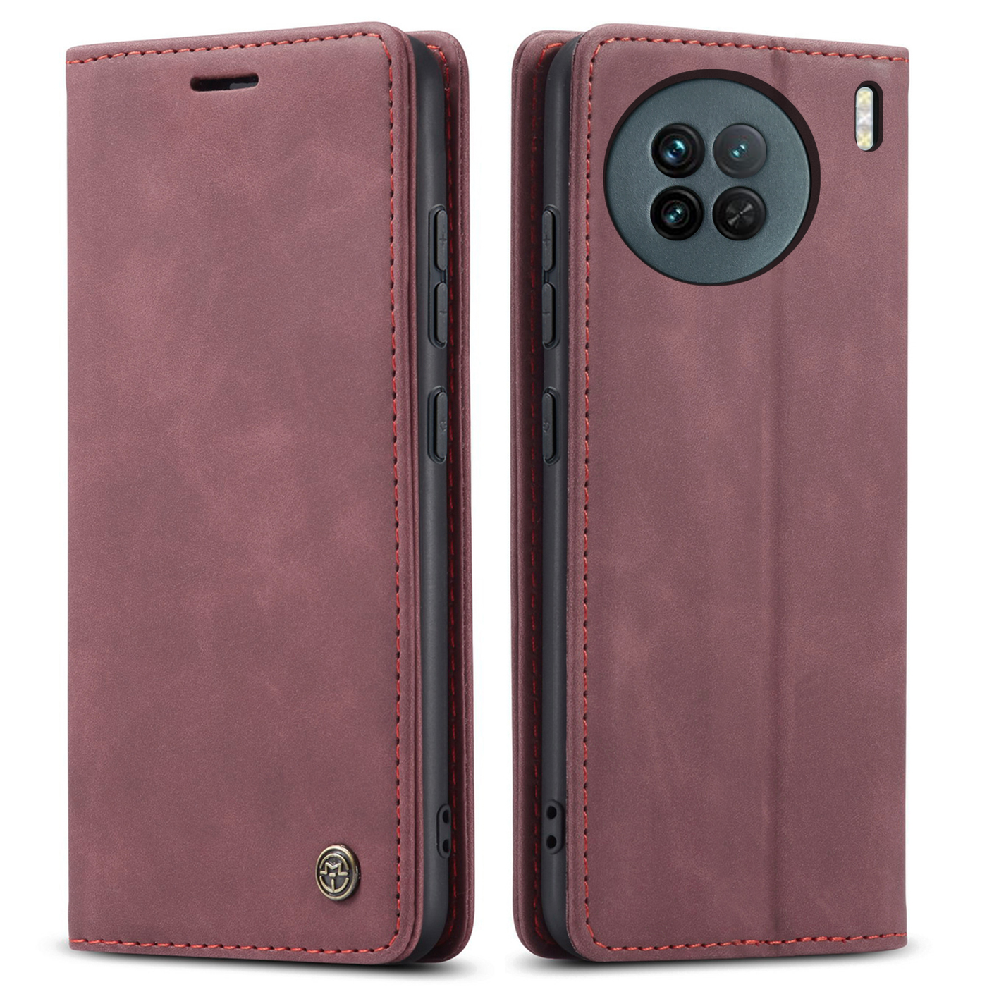 Vivo X90 Premium Retro PU Leather Wallet flip Cover Case By Excelsior