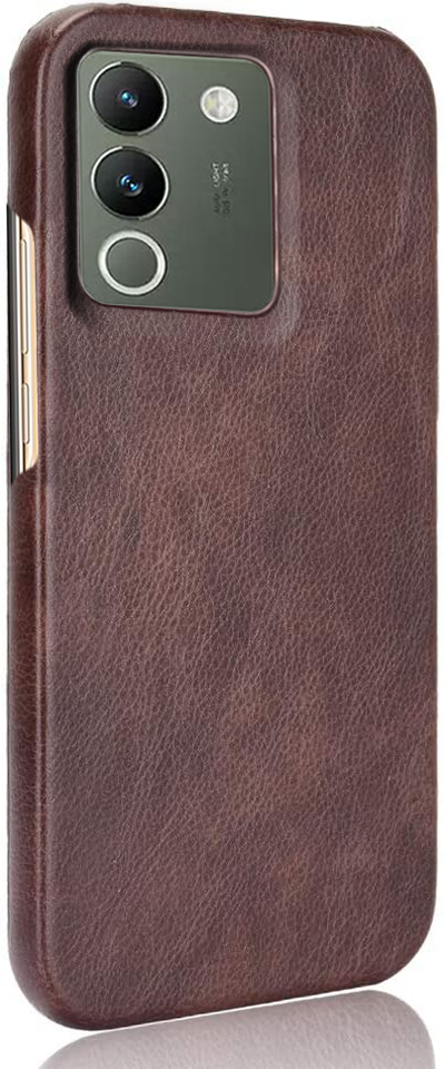 Vivo Y200 5G Premium PU Leather Hard Back Cover Case By Excelsior