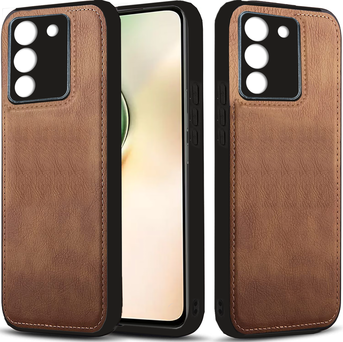 Vivo Y200 5G Premium PU Leather Back Cover Case By Excelsior