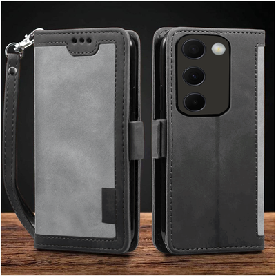 Vivo Y200e | Vivo T3 5G Premium PU Leather Wallet flip Cover Case By Excelsior