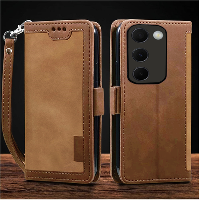 Vivo Y200e | Vivo T3 5G Premium PU Leather Wallet flip Cover Case By Excelsior