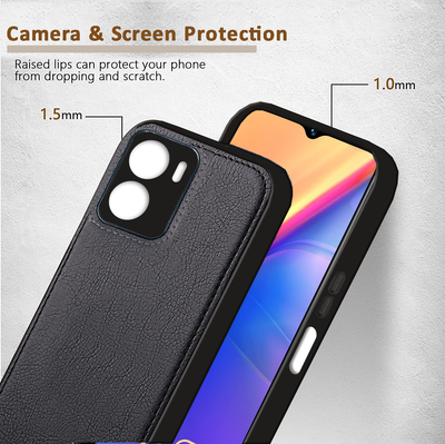 Vivo Y56 | T2x | Y16 5G Premium PU Leather Back Cover Case By Excelsior