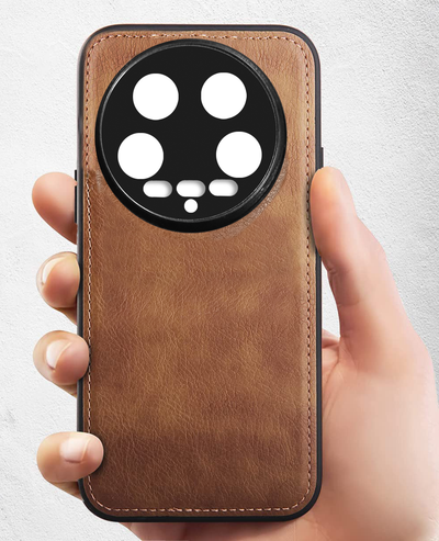 Xiaomi 14 Ultra Premium PU Leather Back Cover Case By Excelsior