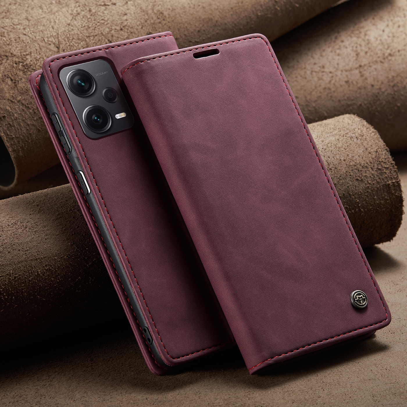 Xiaomi Redmi Note 12 Pro Plus 5G Premium Retro PU Leather Wallet flip Cover Case By Excelsior