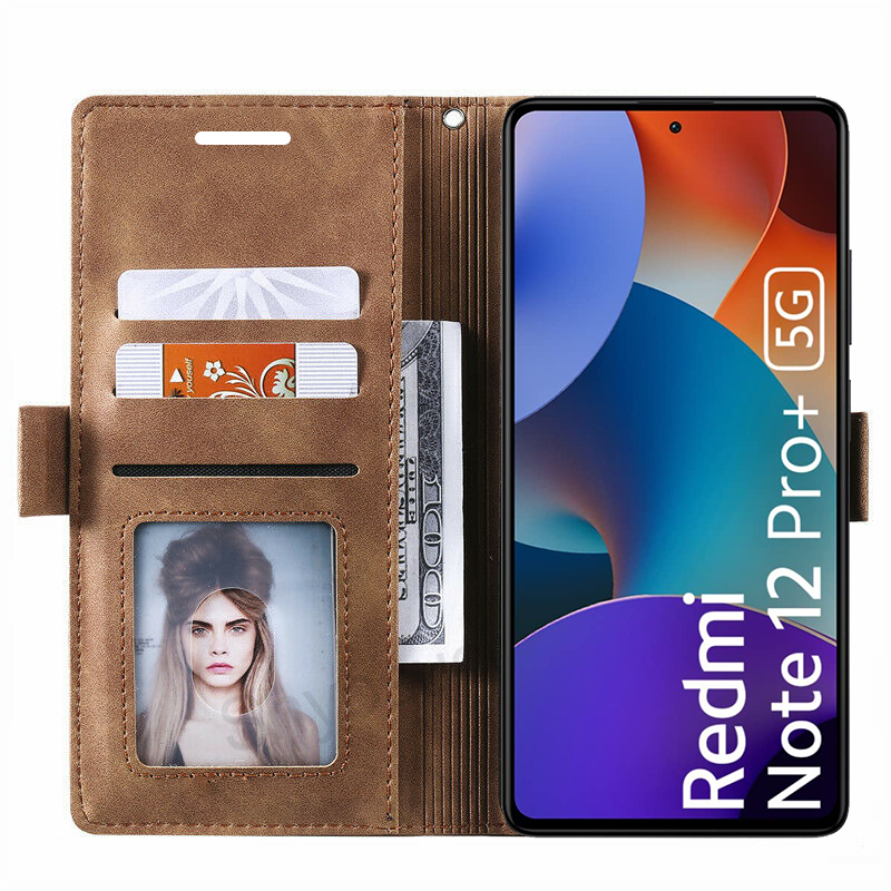 Xiaomi Redmi Note 12 Pro Plus 5G Premium PU Leather Wallet flip Cover Case By Excelsior