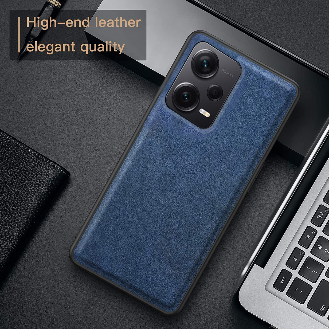 Excelsior Premium PU Leather Back Cover case For Xiaomi Redmi Note 12 Pro Plus 5g