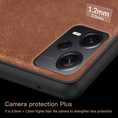 Excelsior Premium PU Leather Back Cover case For Xiaomi Redmi Note 12 Pro Plus 5g