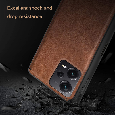 Excelsior Premium PU Leather Back Cover case For Xiaomi Redmi Note 12 Pro Plus 5g