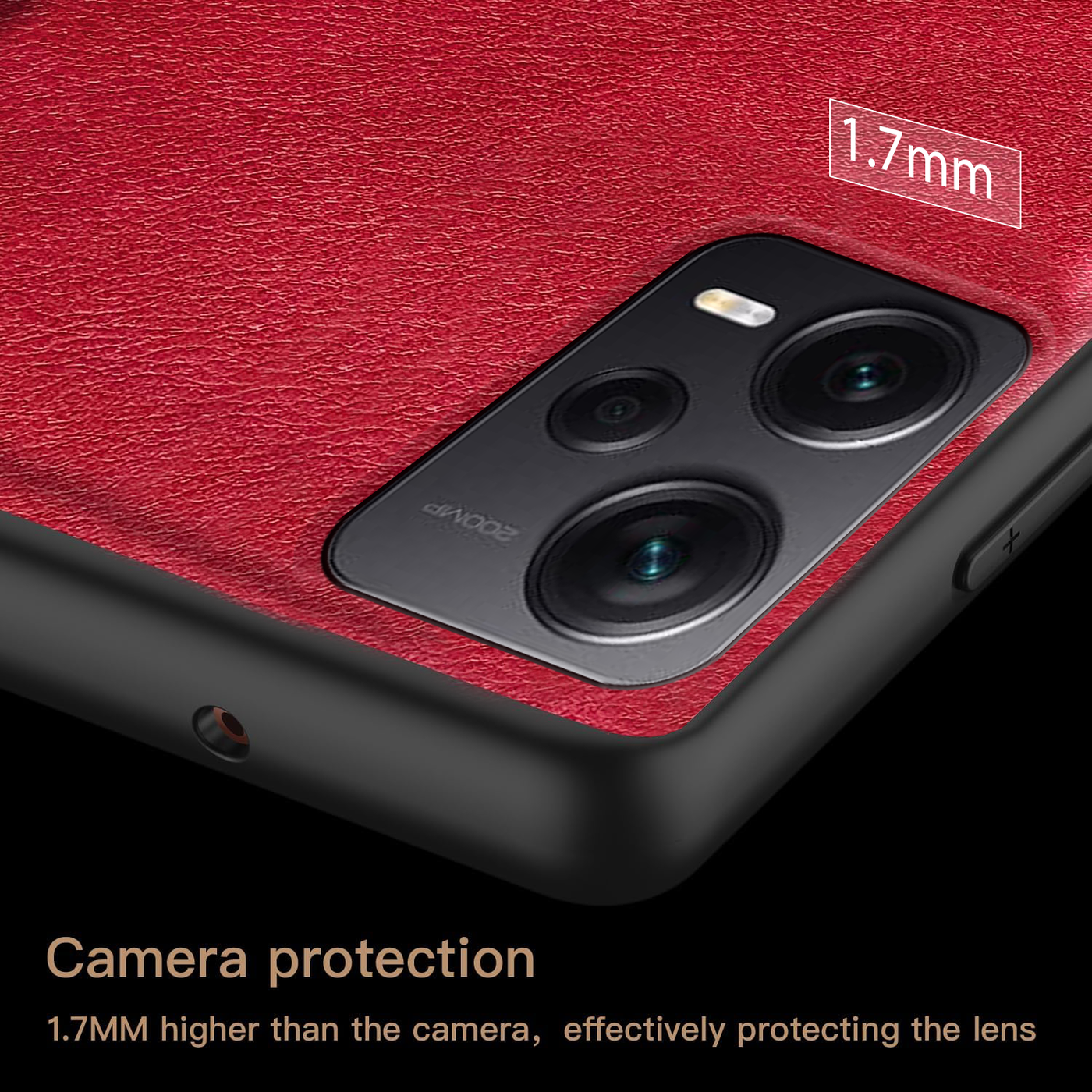 Excelsior Premium PU Leather Back Cover case For Xiaomi Redmi Note 12 Pro Plus 5g