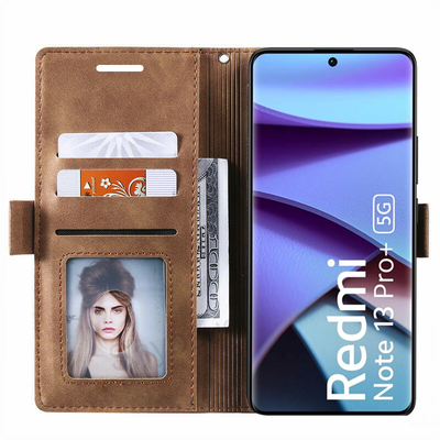 Xiaomi Redmi Note 13 Pro Plus 5G Premium PU Leather Wallet Flip Cover Case By Excelsior