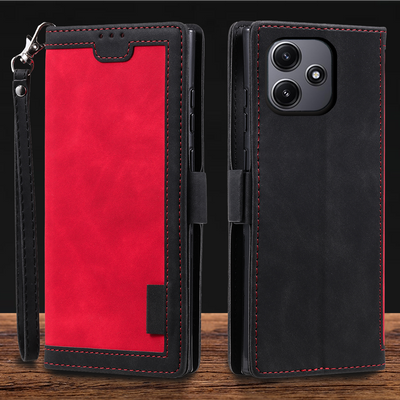 Xiaomi Redmi 12 5G Premium PU Leather Wallet flip Cover Case By Excelsior