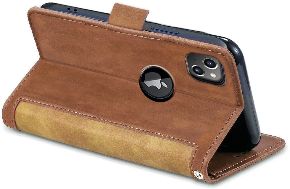 Excelsior Leather Wallet flip Cover Case For Apple iPhone 14 Plus