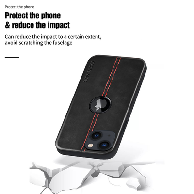 Excelsior Premium Retro PU Leather Back Cover case For Apple iPhone 14 Plus