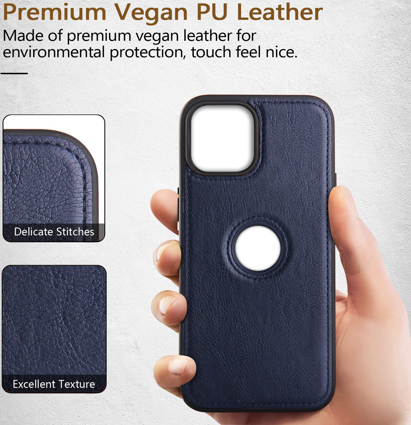 Excelsior Premium PU Leather Back Cover case For Apple iPhone 13 Pro Max