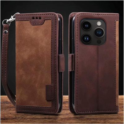 Excelsior Premium PU Leather Wallet flip Cover Case For Apple iPhone 14 Pro