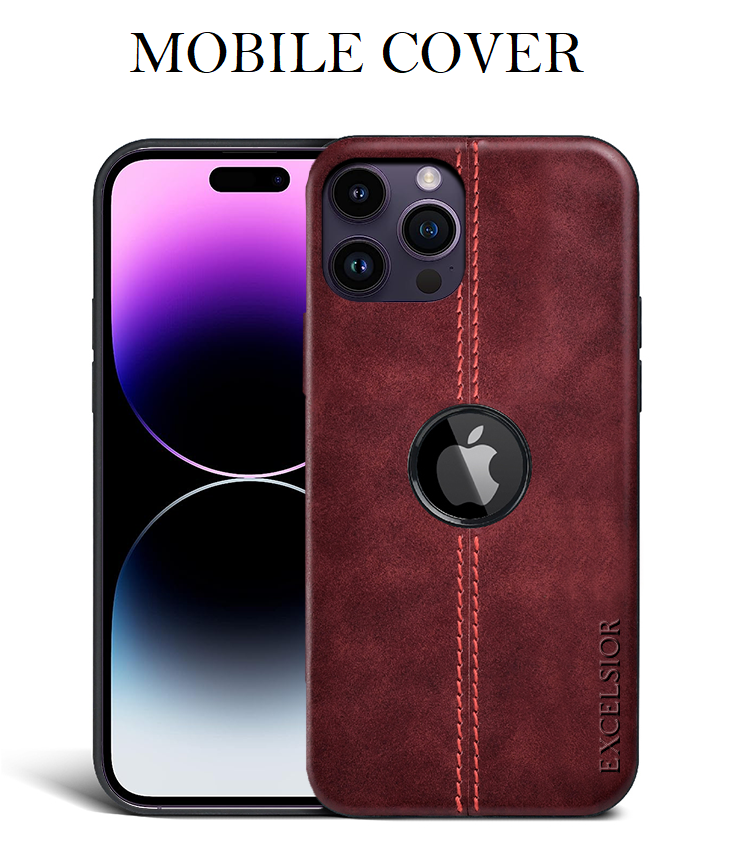 Excelsior Premium Retro PU Leather Back Cover case For Apple iPhone 14 Pro