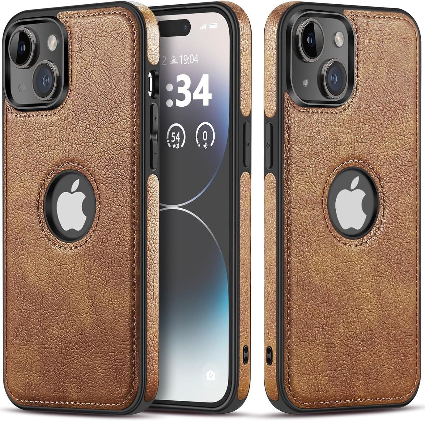 Apple iPhone 15 Premium PU Leather Back Cover Case By Excelsior