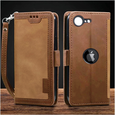 Apple iPhone 16e Premium PU Leather Wallet flip Cover Case By Excelsior