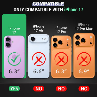 Apple iPhone 17 Premium PU Leather Wallet flip Cover Case By Excelsior