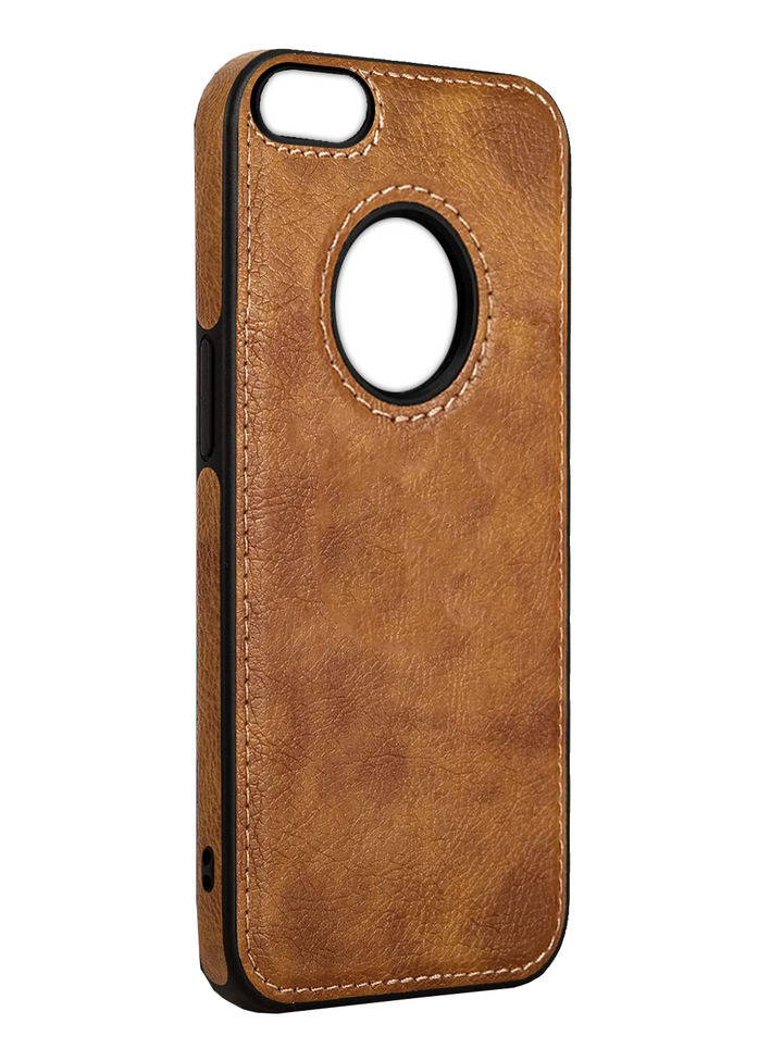 iPhone6LitchiBackBrown- 
