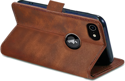Apple iPhone 7, iPhone 8 Premium PU Leather Wallet flip Cover Case By Excelsior