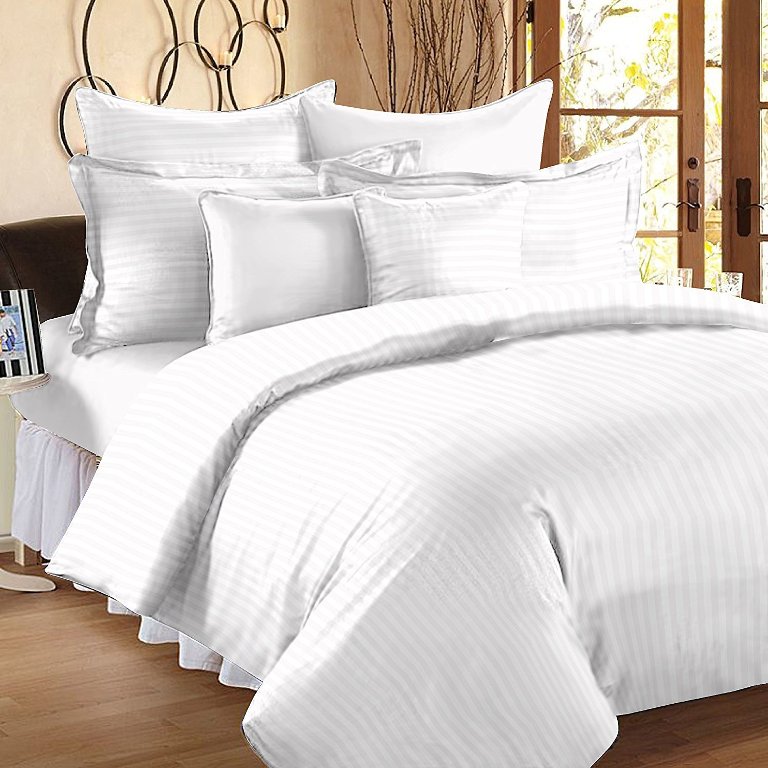 Braise Premium | King Size 100 x 108 in | 100% Pure Cotton | Double Bedsheet with 2 Pillow Covers (PLN01)