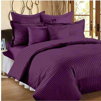 Braise Premium | King Size 100 x 108 in | 100% Pure Cotton | Double Bedsheet with 2 Pillow Covers (PLN01)