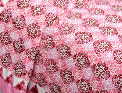 Wanderlust Premium | Full Size 90 x 108 in | 100% Pure Cotton | Double Bedsheet with 2 Pillow Covers (ETHJAI06)