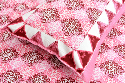 Wanderlust Premium | Full Size 90 x 108 in | 100% Pure Cotton | Double Bedsheet with 2 Pillow Covers (ETHJAI06)