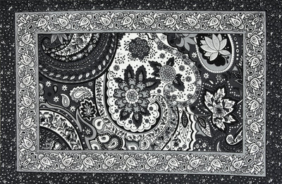 Braise Premium | Full Size 93 x 108 in | 100% Pure Cotton | Double Bedsheet with 2 Pillow Covers (MN02)