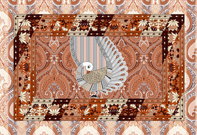 Braise Premium | Full Size 93 x 108 in | 100% Pure Cotton | Double Bedsheet with 2 Pillow Covers (RUGS01)