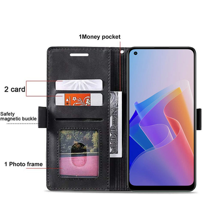 Excelsior Premium PU Leather Wallet flip Cover Case For Oppo F21 Pro 5G | F21s Pro 5g