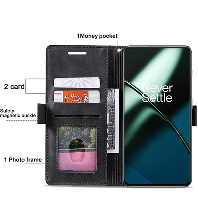 Excelsior Premium PU Leather Wallet flip Cover Case For Oneplus 11