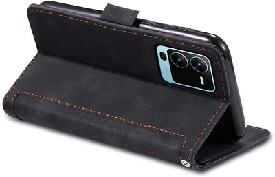Excelsior Premium PU Leather Wallet flip Cover Case For Vivo V25 Pro