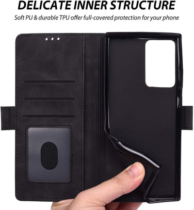 Samsung Note 20 Ultra Flip wallet cover with delicate inner structure for inside cover