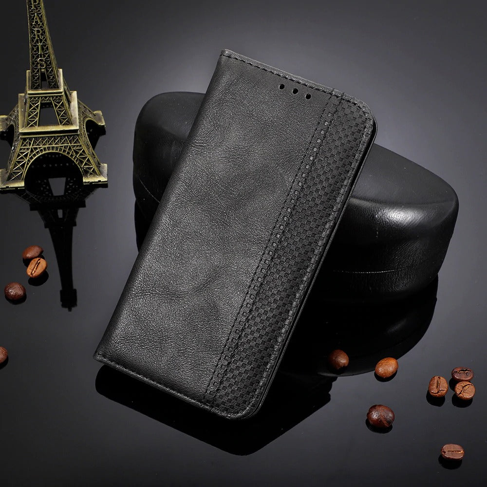 Excelsior Premium Leather Wallet flip Cover Case For IQOO 3