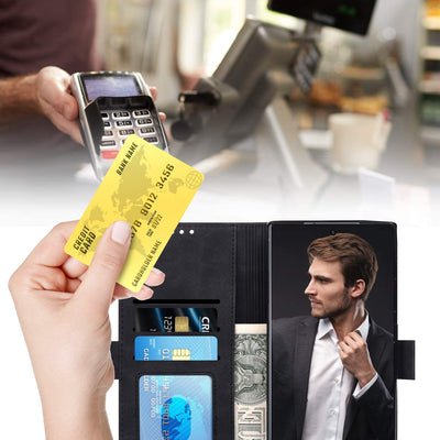 Excelsior Premium PU Leather Wallet flip Cover Case For Apple iPhone 12