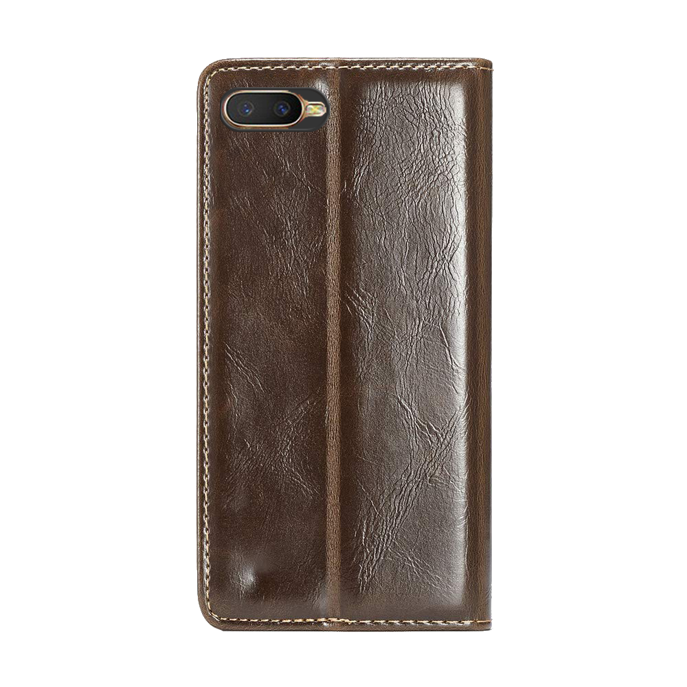 Excelsior Premium PU Leather Wallet flip Cover Case For Oppo K1