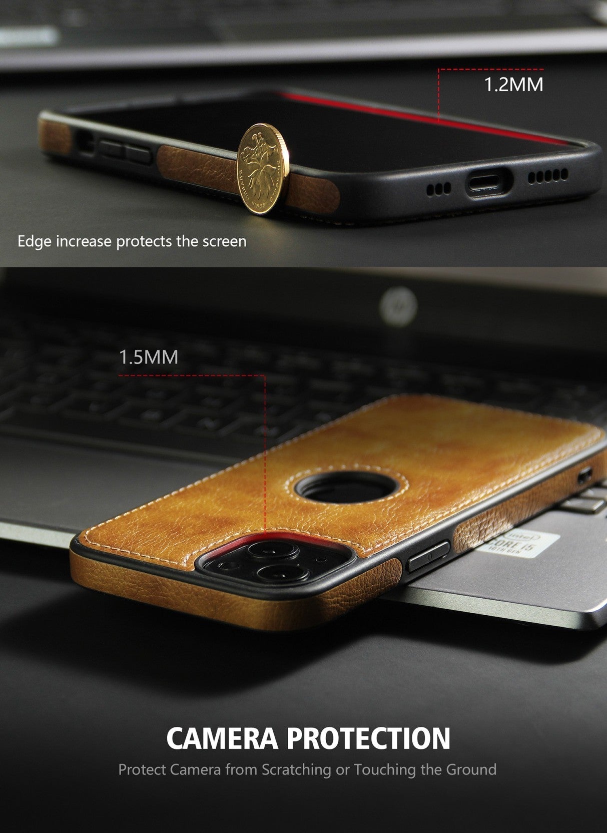 Excelsior Premium PU Leather Back Cover case For Apple iPhone 12 Mini