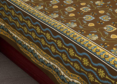 superking size bedsheet with floral design