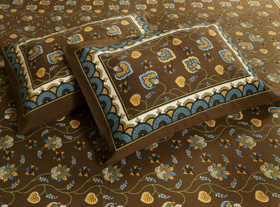cotton bedsheet with 2 pillow covers