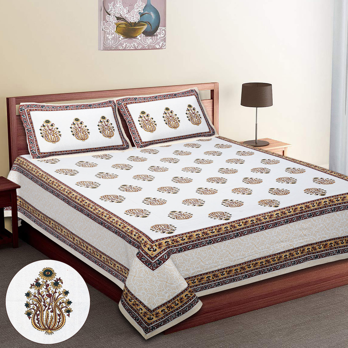 bedsheet double bed king size