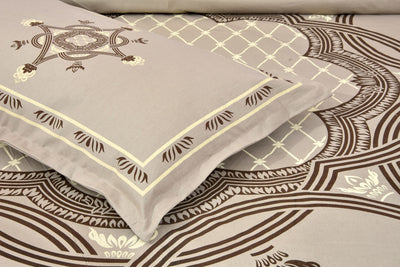 Wanderlust Premium | King Size 100 x 108 in | 100% Pure Cotton | Bedsheet For Double Bed with 2 Pillow Covers